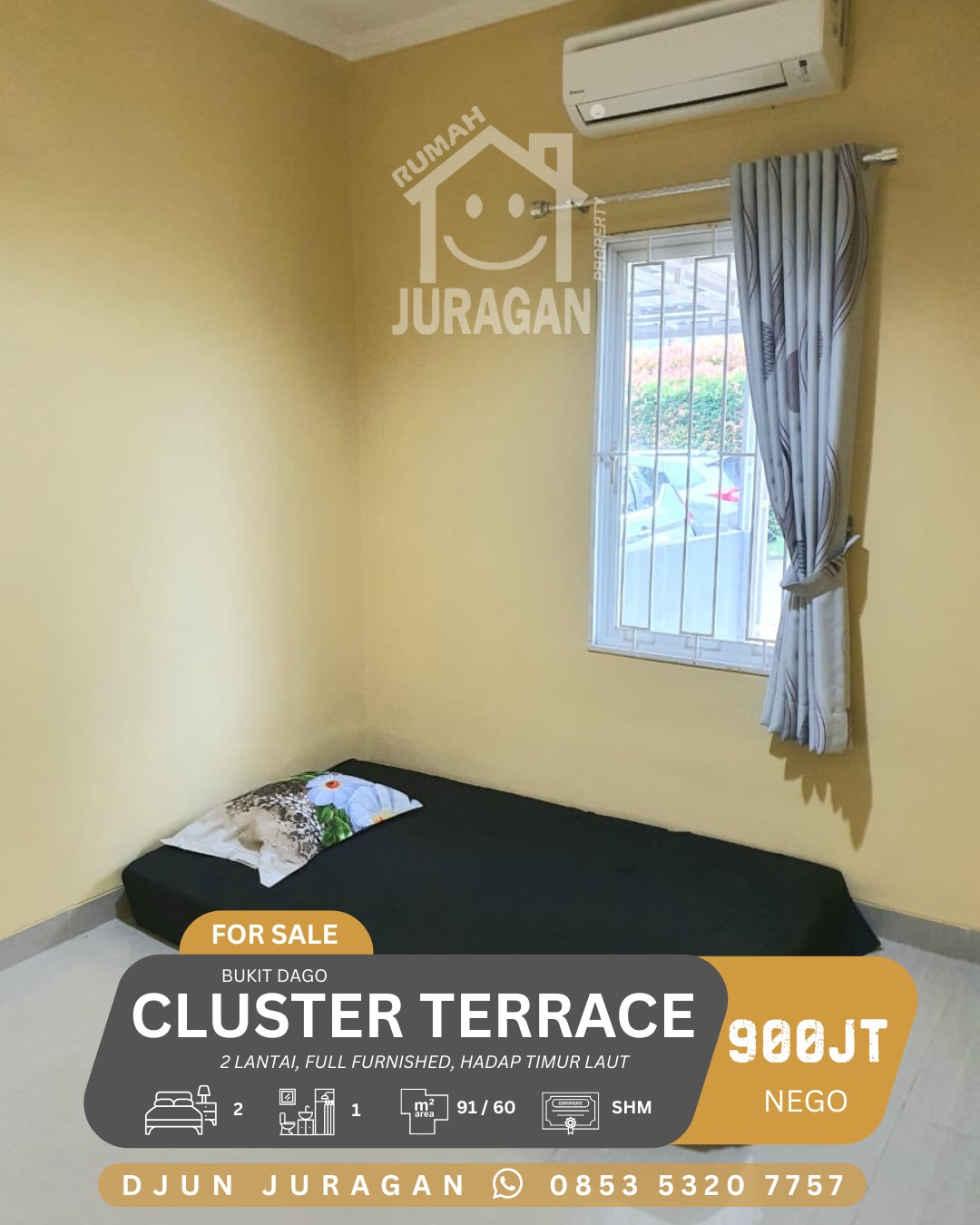 DIJUAL CLUSTER TERRACE 2 LANTAI BUKIT DAGO