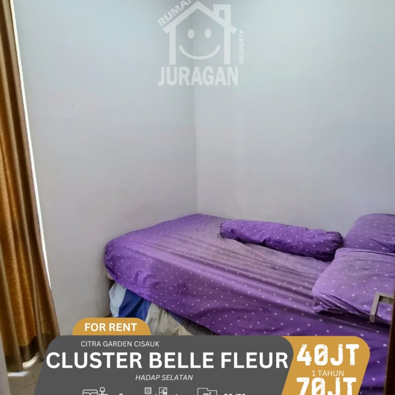 DISEWAKAN RUMAH CITRA GARDEN CISAUK – CLUSTER BELLE FLEUR