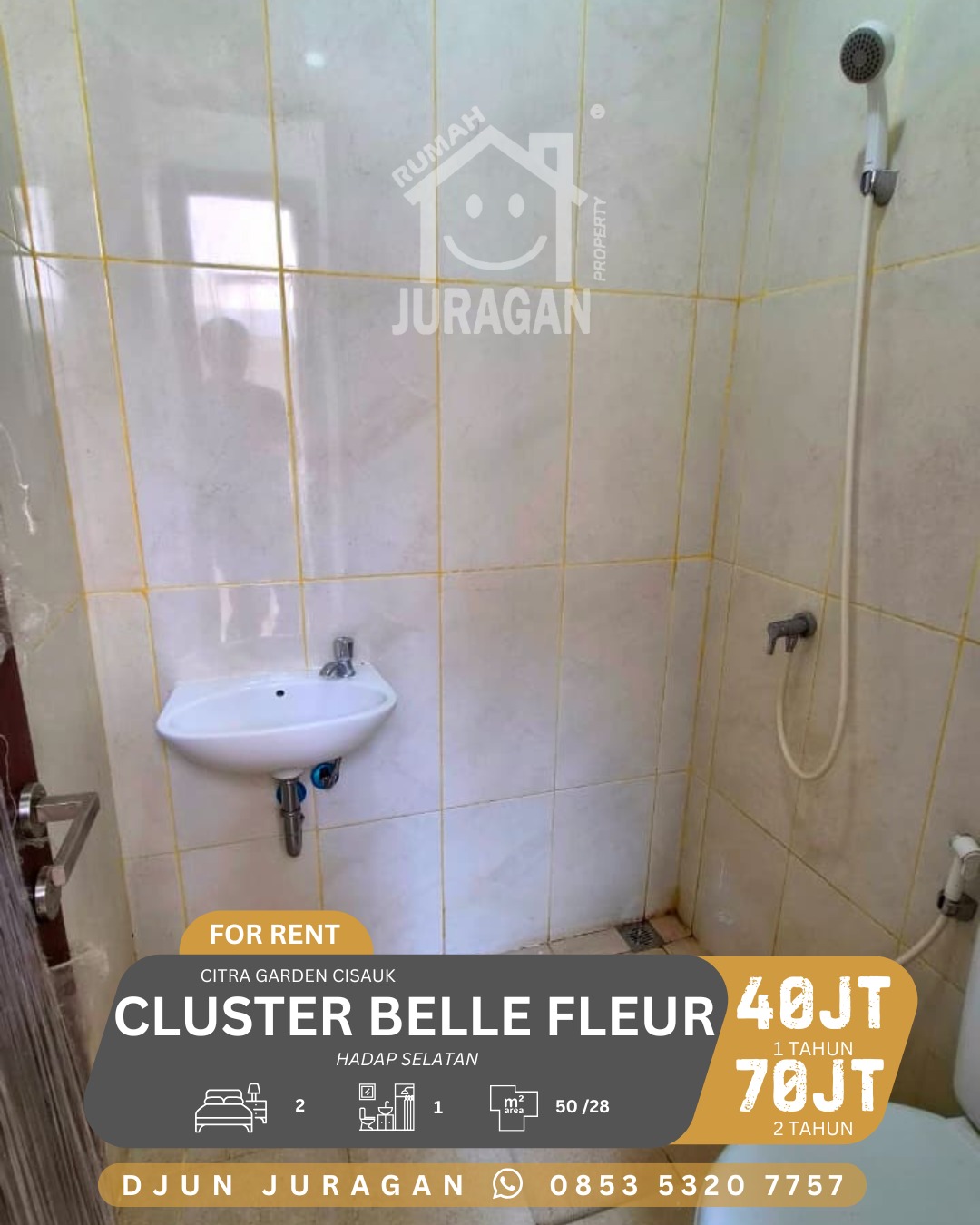 DISEWAKAN RUMAH CITRA GARDEN CISAUK – CLUSTER BELLE FLEUR