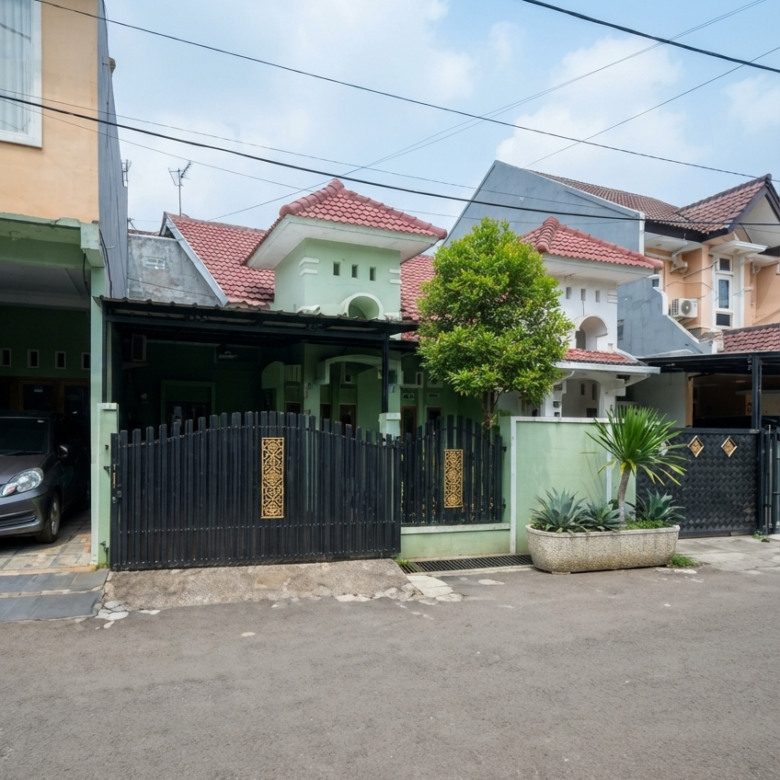 Dijual rumah cantik 3 kamar siaphuni seberang Mall Grand Galaxy Park