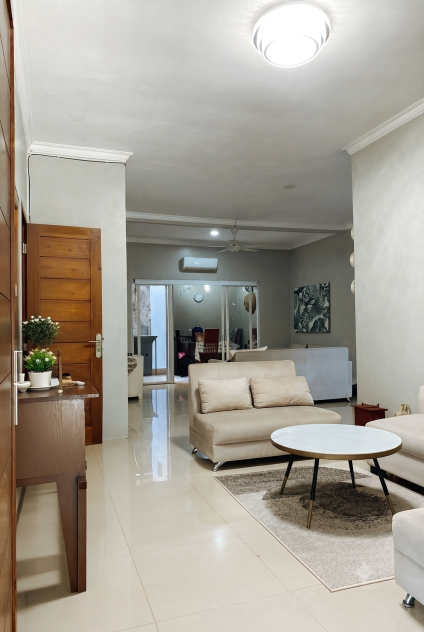 Jual cepat rumah apik 2 lantai siap huni di Ratna Mansion Jatikramat