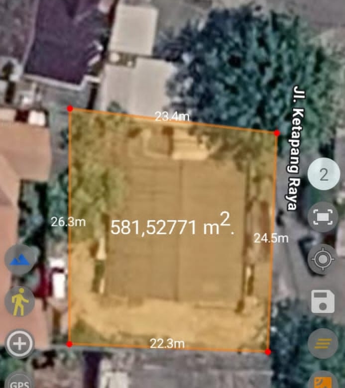 Jual murah tanah kotak lokasi komersil belakang Grand Kamala Lagoon