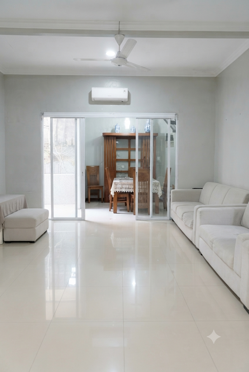 Jual cepat rumah apik 2 lantai siap huni di Ratna Mansion Jatikramat