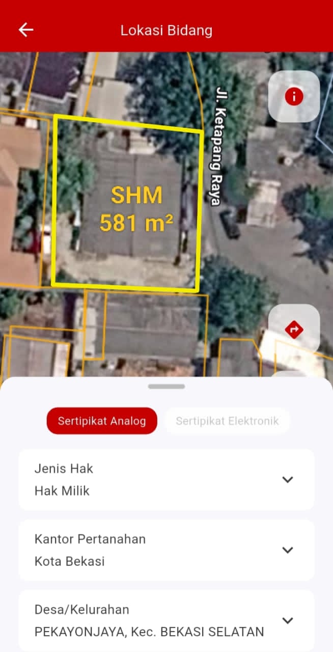 Jual murah tanah kotak lokasi komersil belakang Grand Kamala Lagoon