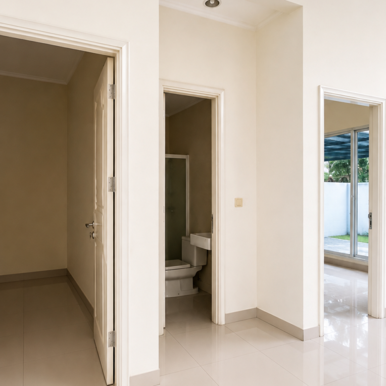 Jual cepat rumah SHM 2 kamar tidur di Grand Galaxy City bisa KPR