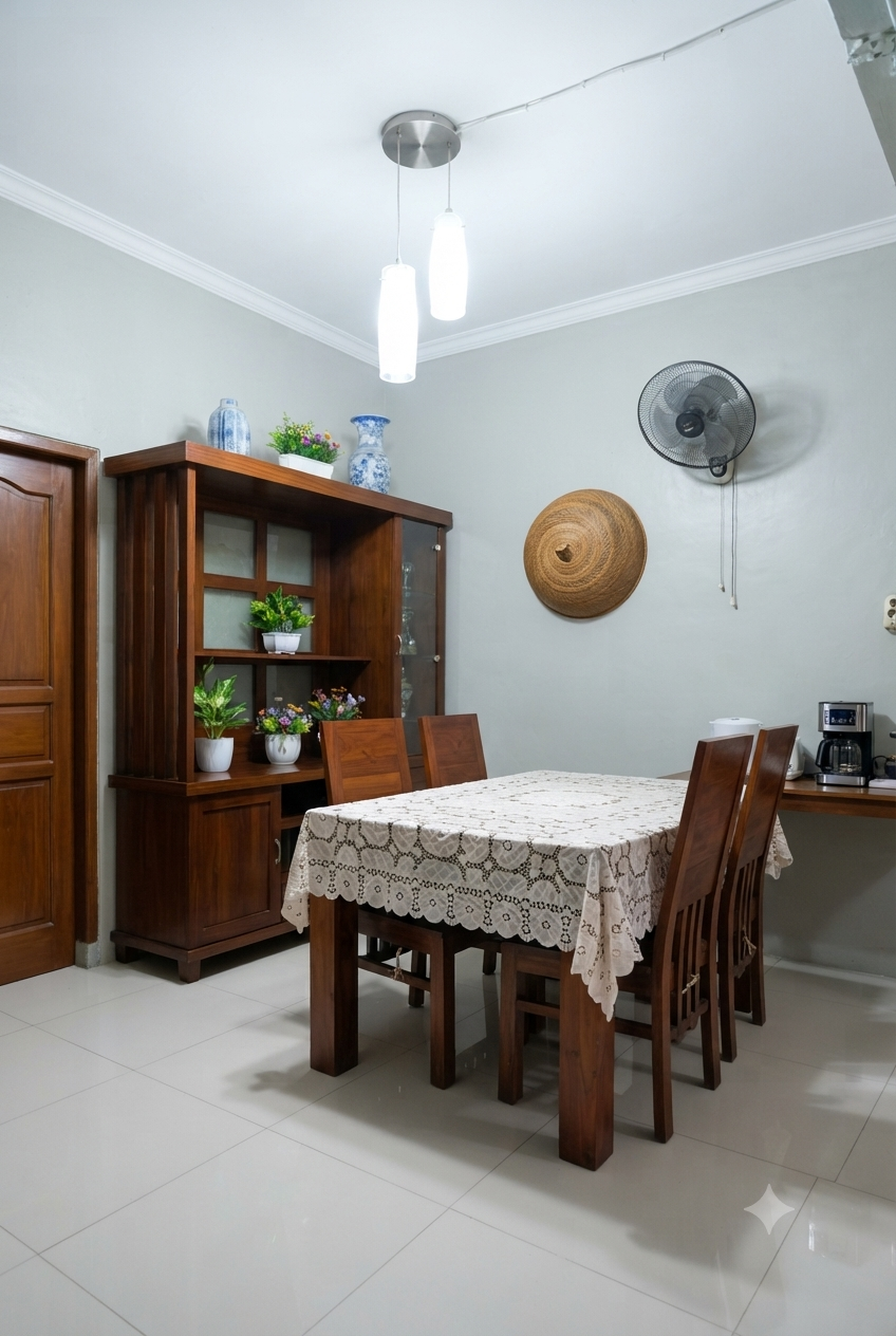 Jual cepat rumah apik 2 lantai siap huni di Ratna Mansion Jatikramat