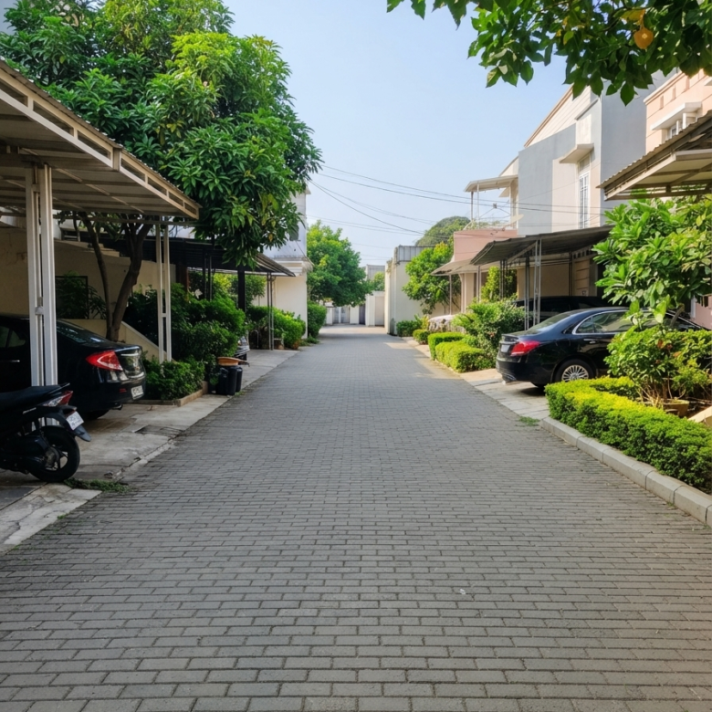 Jual cepat rumah apik 2 lantai siap huni di Ratna Mansion Jatikramat