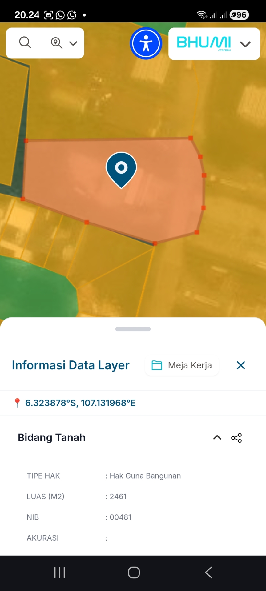 Jual cepat tanah komersil depan Lippo Cikarang seharga NJOP nya aja