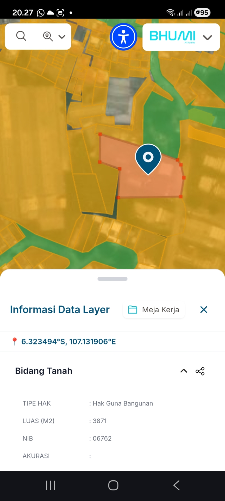 Jual cepat tanah komersil depan Lippo Cikarang seharga NJOP nya aja
