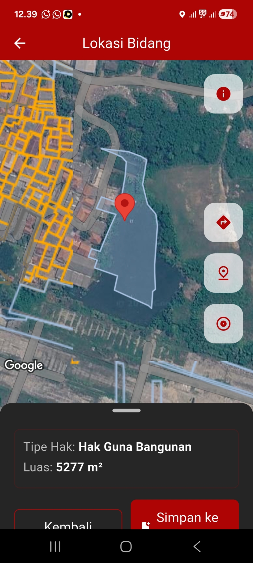 Jual cepat tanah komersil depan Lippo Cikarang seharga NJOP nya aja