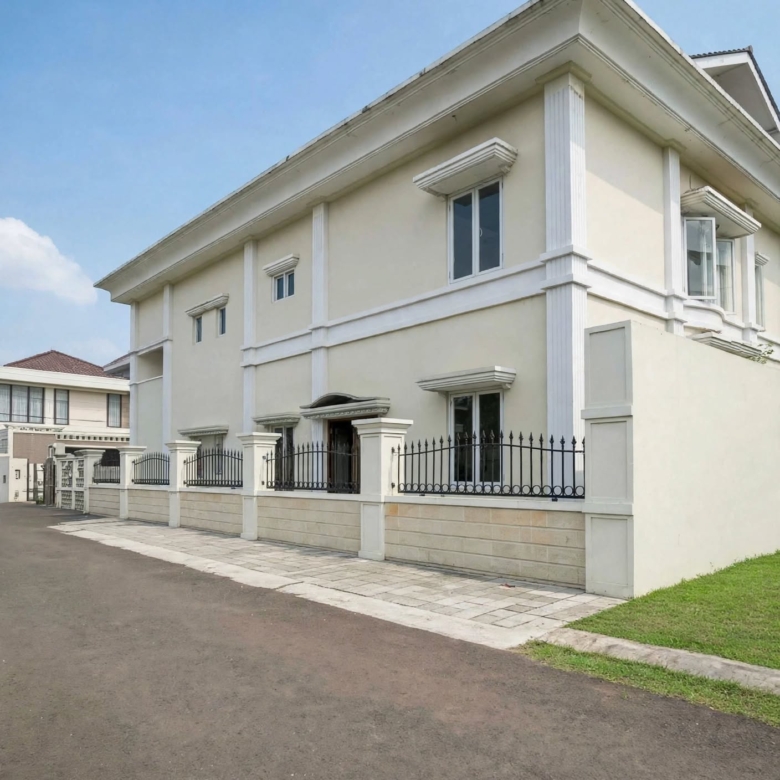 Dijual cepat rumah megah harga tanah saja di Bumi Arya Sena Cikunir