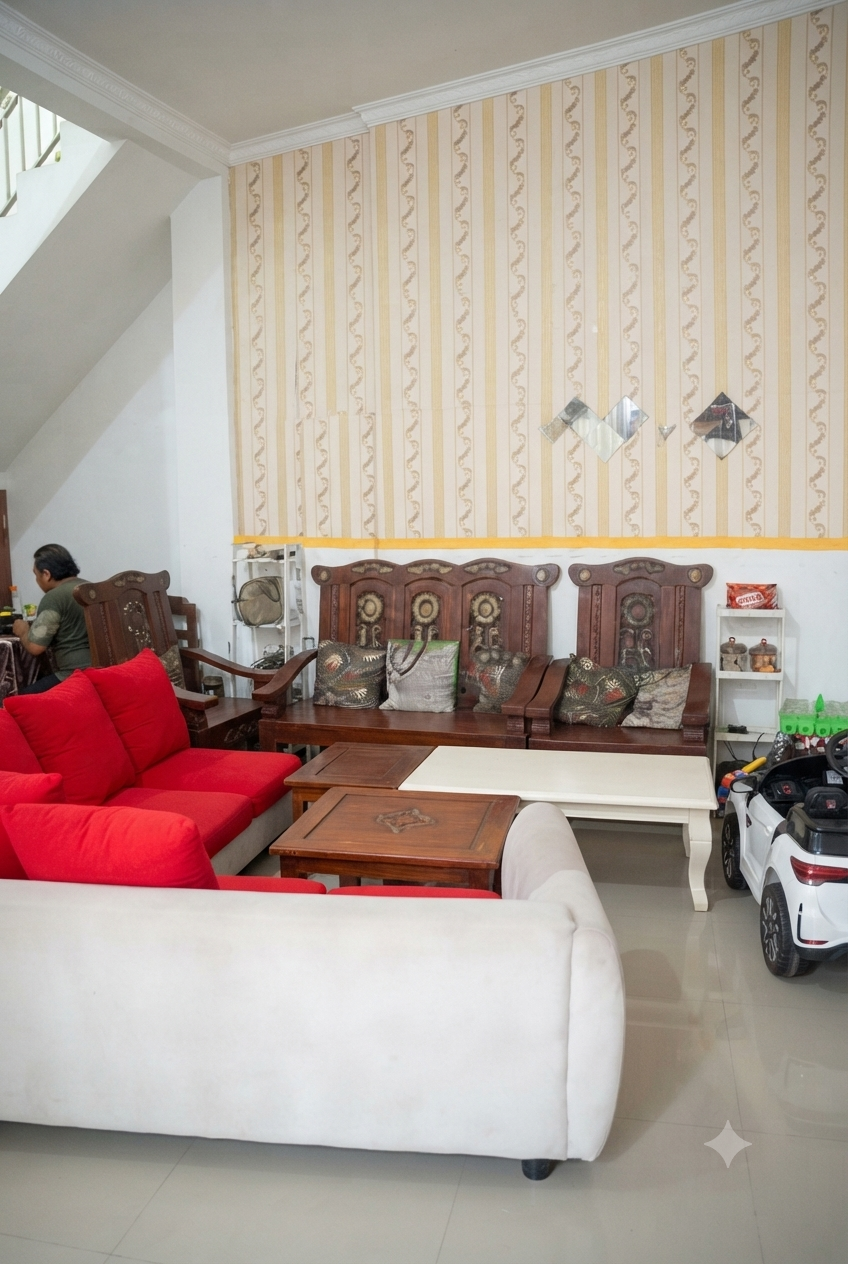 Rumah cantik 3 lantai di Perum Permata Purwomartani Sleman