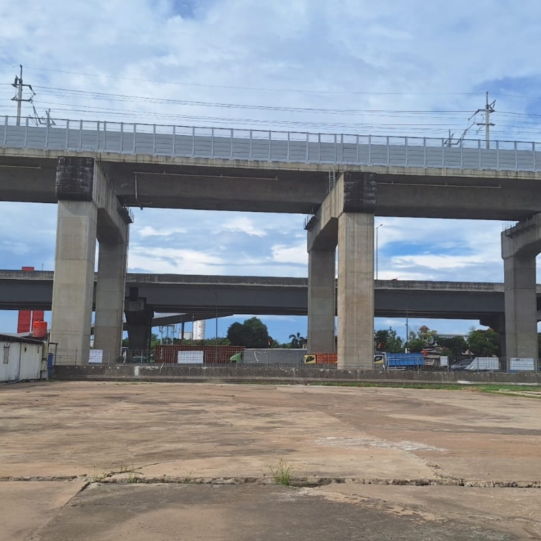 Disewakan lahan industri di rest area KM.19B tol Cikampek Jakarta