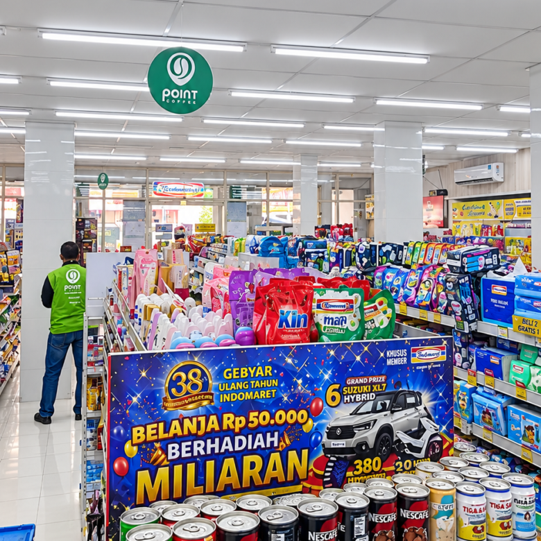 Jual cepat rumah tersewa Indomaret di jalan utama Grand Galaxy City