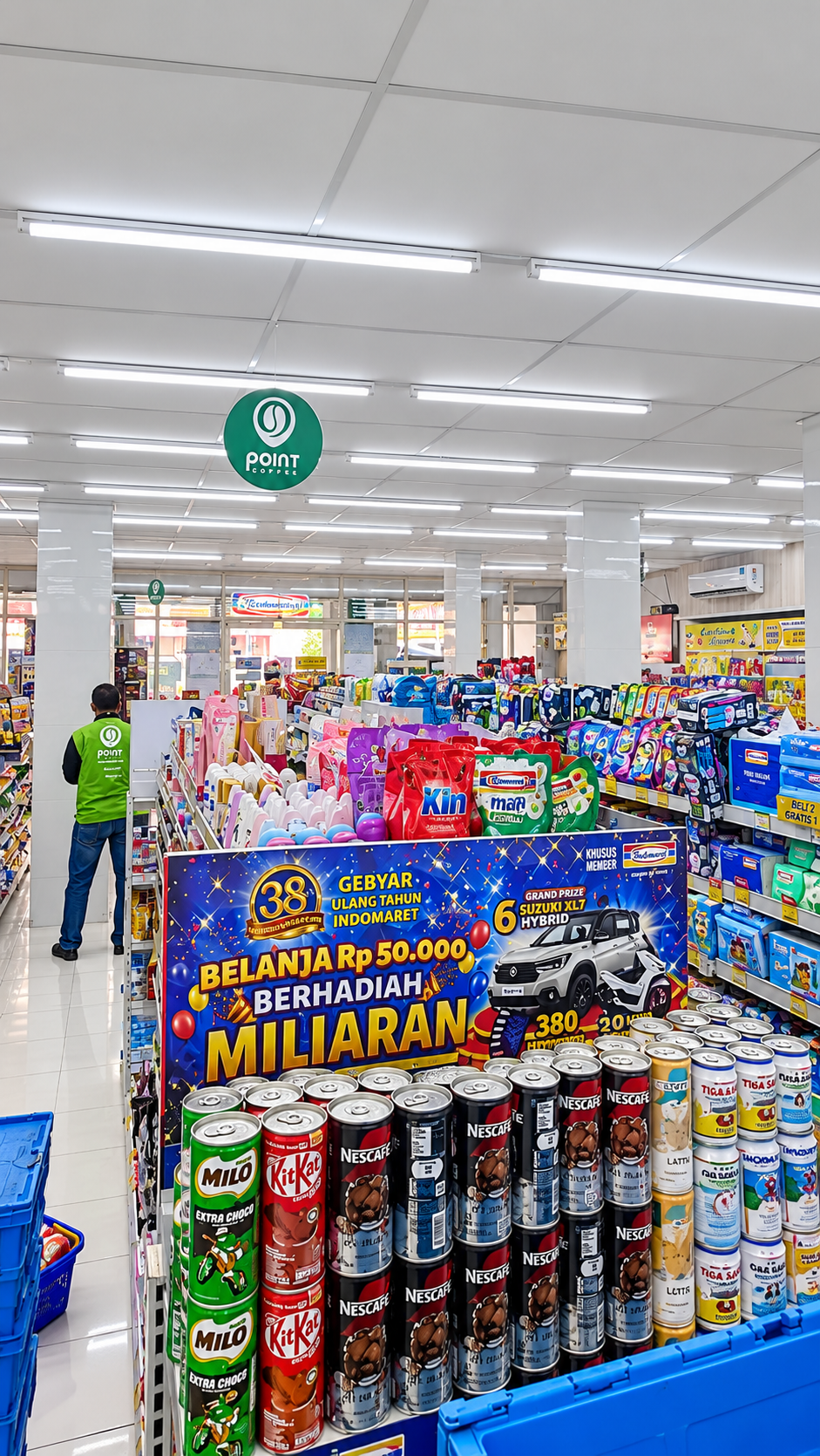 Jual cepat rumah tersewa Indomaret di jalan utama Grand Galaxy City