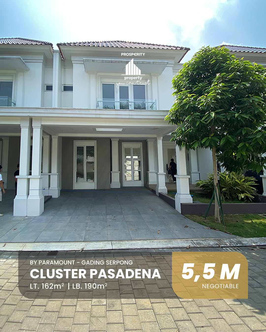 Rumah Mewah di Cluster Pasadena Residence